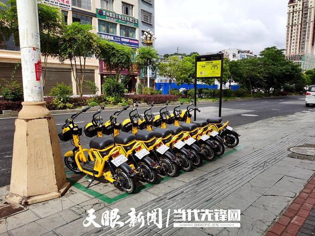 贞丰:共享单车为城市服务添风采